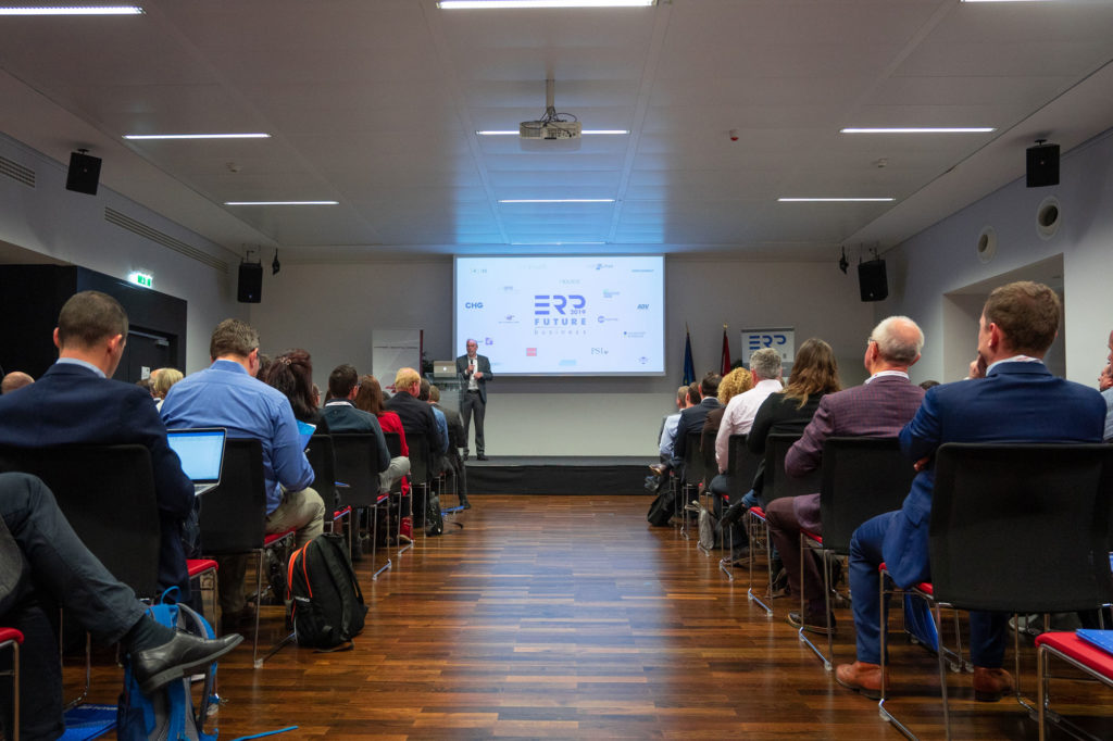 Begrüßung bei der ERP Future 2019